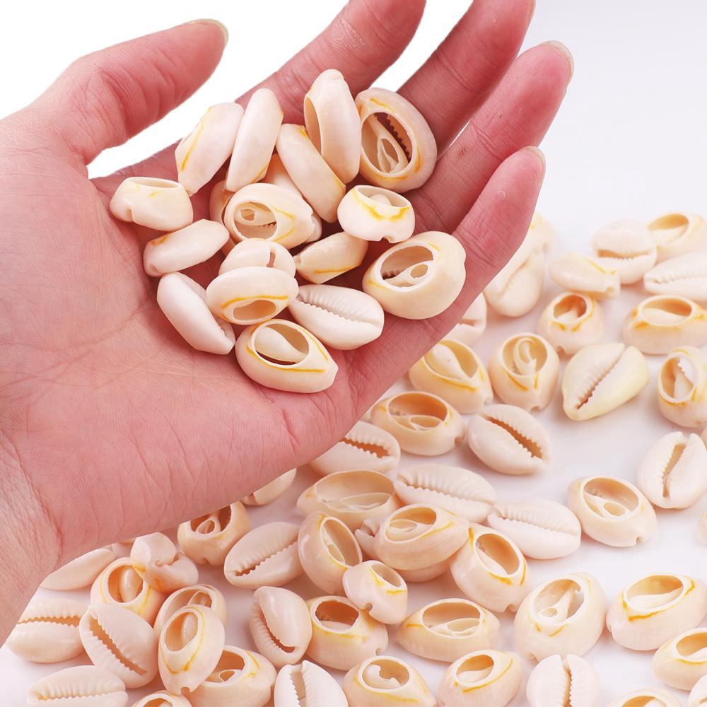 Set 20 hạt xỏ vòng hình vỏ sò biển làm đồ trang sức thủ công