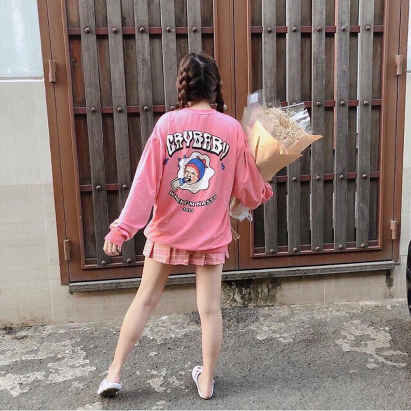 Áo Sweater CRY BABY Unisex APG18 thuykieu | BigBuy360 - bigbuy360.vn