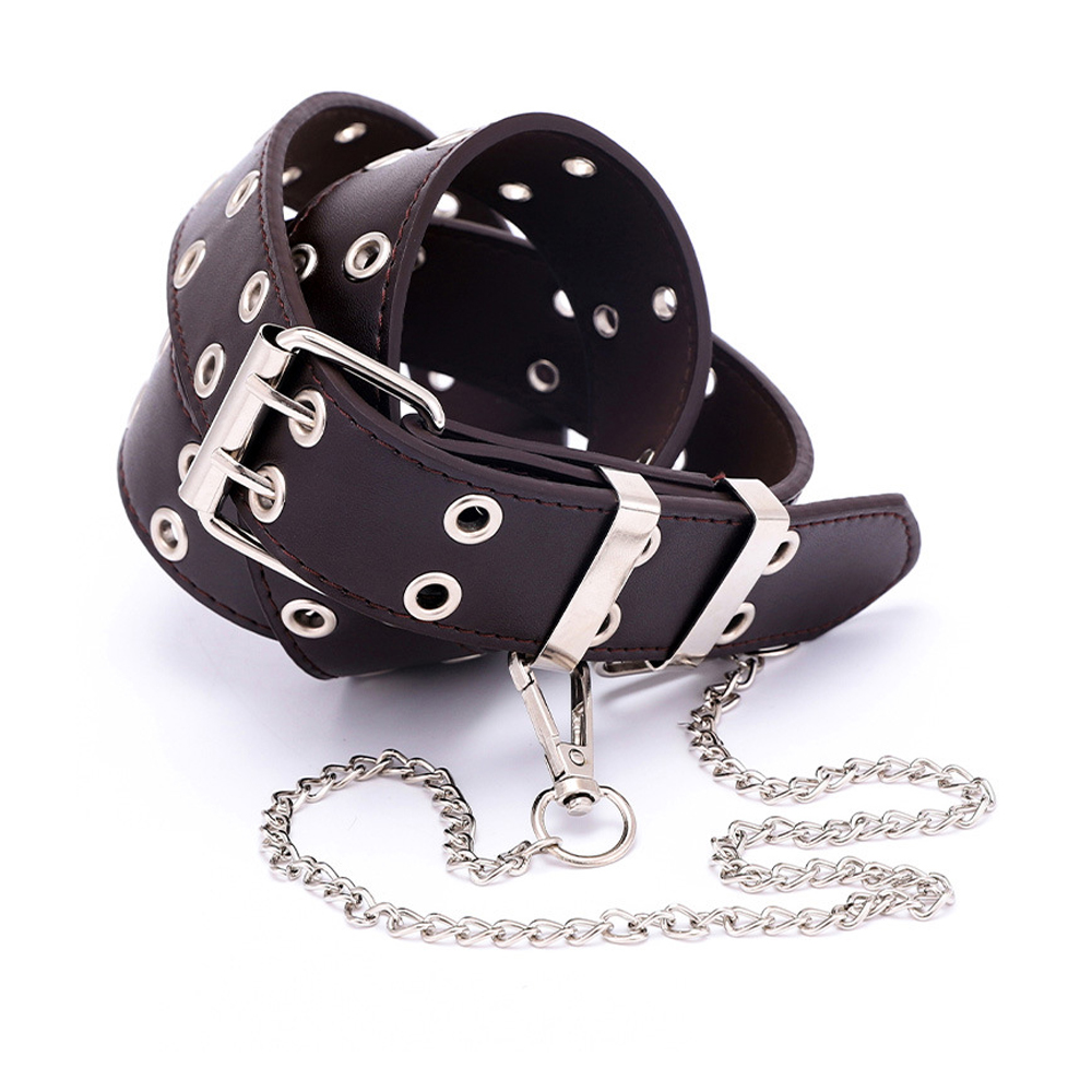 Thắt lưng da pu khóa kim loại thời trang cho nữ