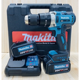 Máy khoan pin Makita 3 chức năng có búa - Động cơ không chổi than siêu mạnh mẽ