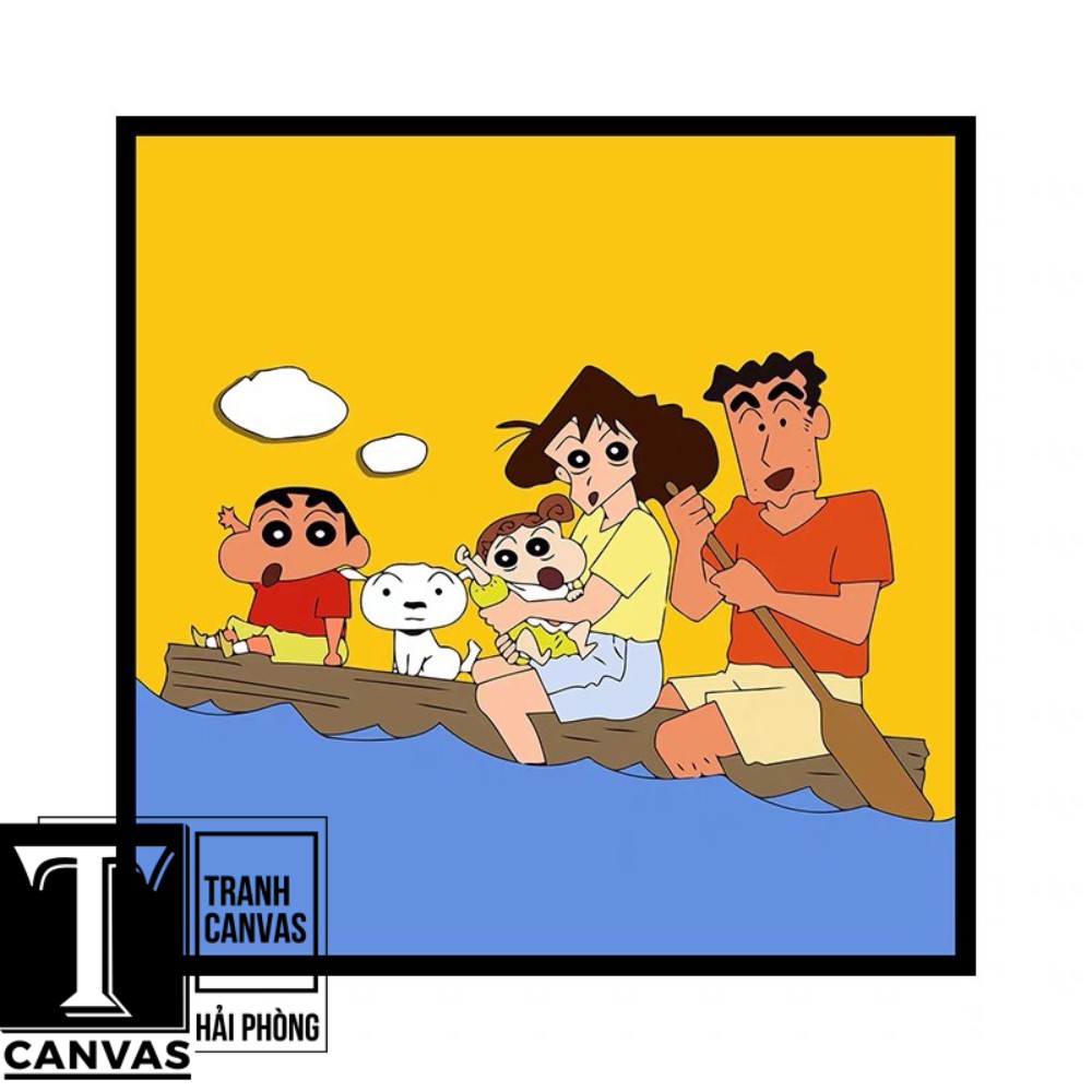 Tranh canvas treo tường, tranh hoạt hình Nhật Bản, Anime Shin cậu bé bút chì 12-22