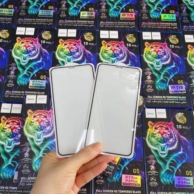 Kính cường lực Hoco G5 Full hộp Loại cao cấp Full mã X XS XR 11 12 13 14 Pro Promax Pro max [HOCO G5]