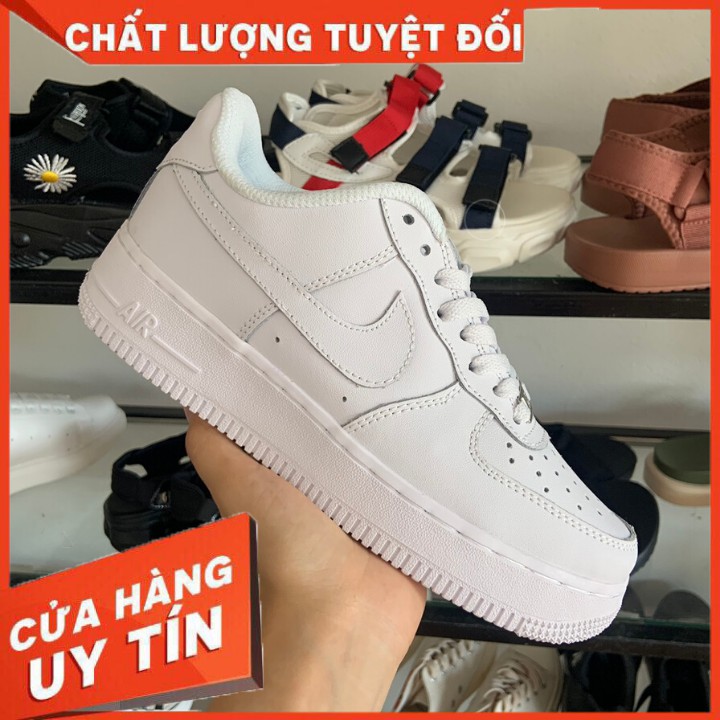 Gìay Sneaker Trắng Nam Nữ Đế Êm Thoáng Khí Hàng Loại 1 ( Freeship+ Full box + Quà tặng)