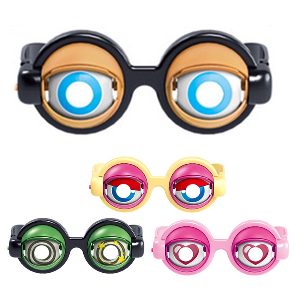 Mắt Kính Nhựa Hình Đôi Mắt Hài Hước Cho Bé