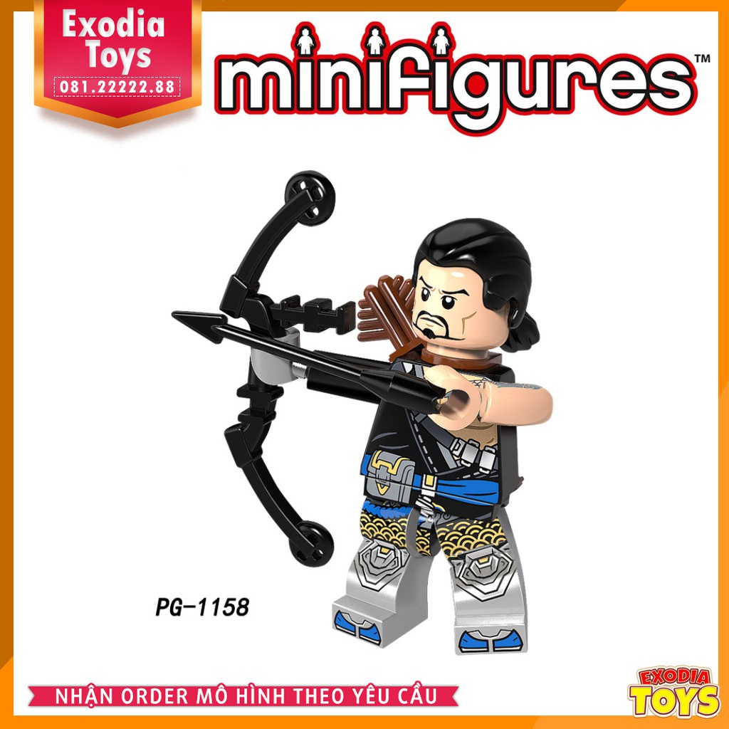 Xếp hình minifigure nhân vật trò chơi Overwatch - Đồ Chơi Lắp Ghép Sáng Tạo - PG8104