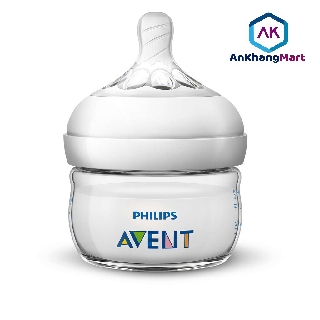 Bình sữa Philips AVENT Natural 60ml [Núm số 0 - trẻ sơ sinh]