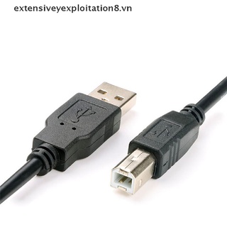 【extensive】 USB 2.0 A Male to B Male M/M Data Transfer Cable Cord Adapter for Printer 【vn】