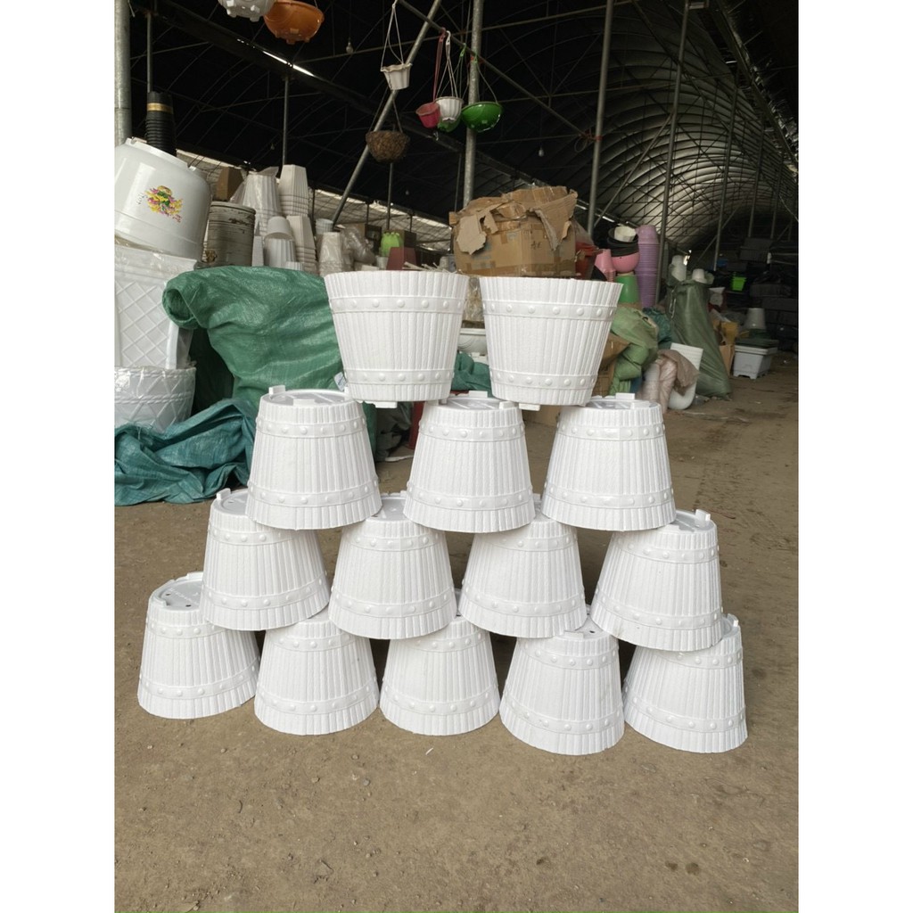 Chậu thùng gỗ Đức Minh