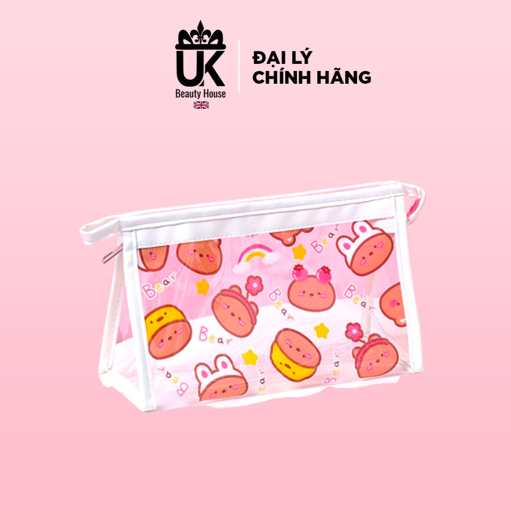 [Mẫu ngẫu nhiên] Túi đựng bút, mỹ phẩm tiện lợi hoạ tiết dễ thương