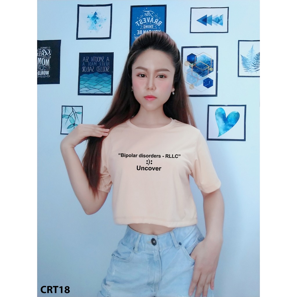 [FREE SHIP ĐƠN TỪ 50K] Áo croptop Uncover chữ ngực HARI0520 1