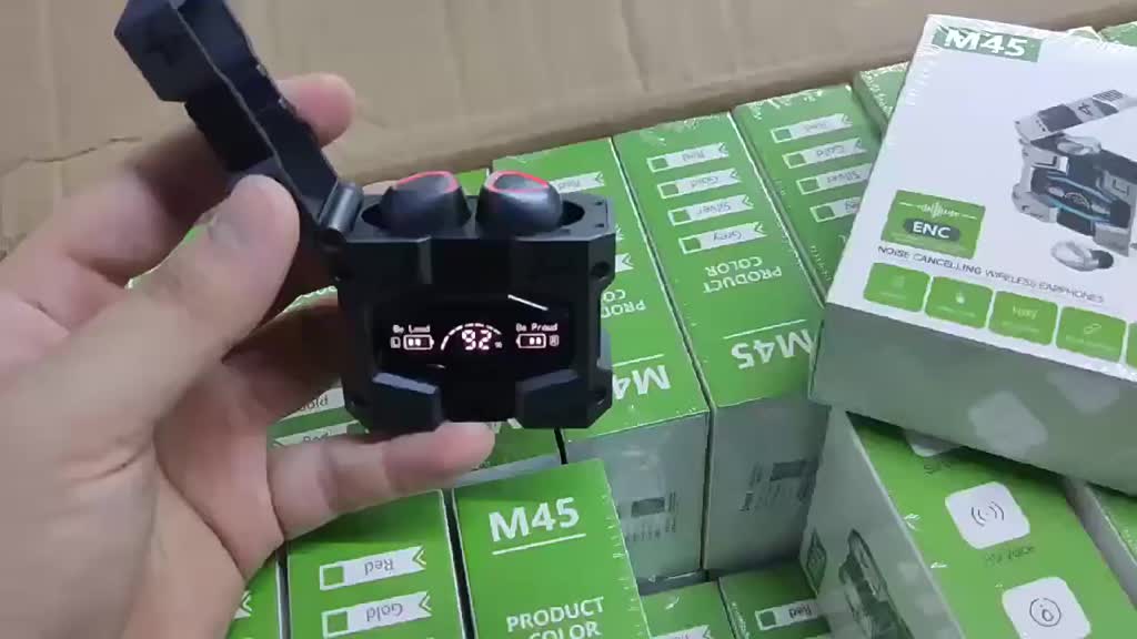 Tai Nghe Không Dây M45 / M25 TWS Bluetooth 5.3 Màn Hình Cảm Ứng Kỹ Thuật Số Giảm Tiếng Ồn | BigBuy360 - bigbuy360.vn