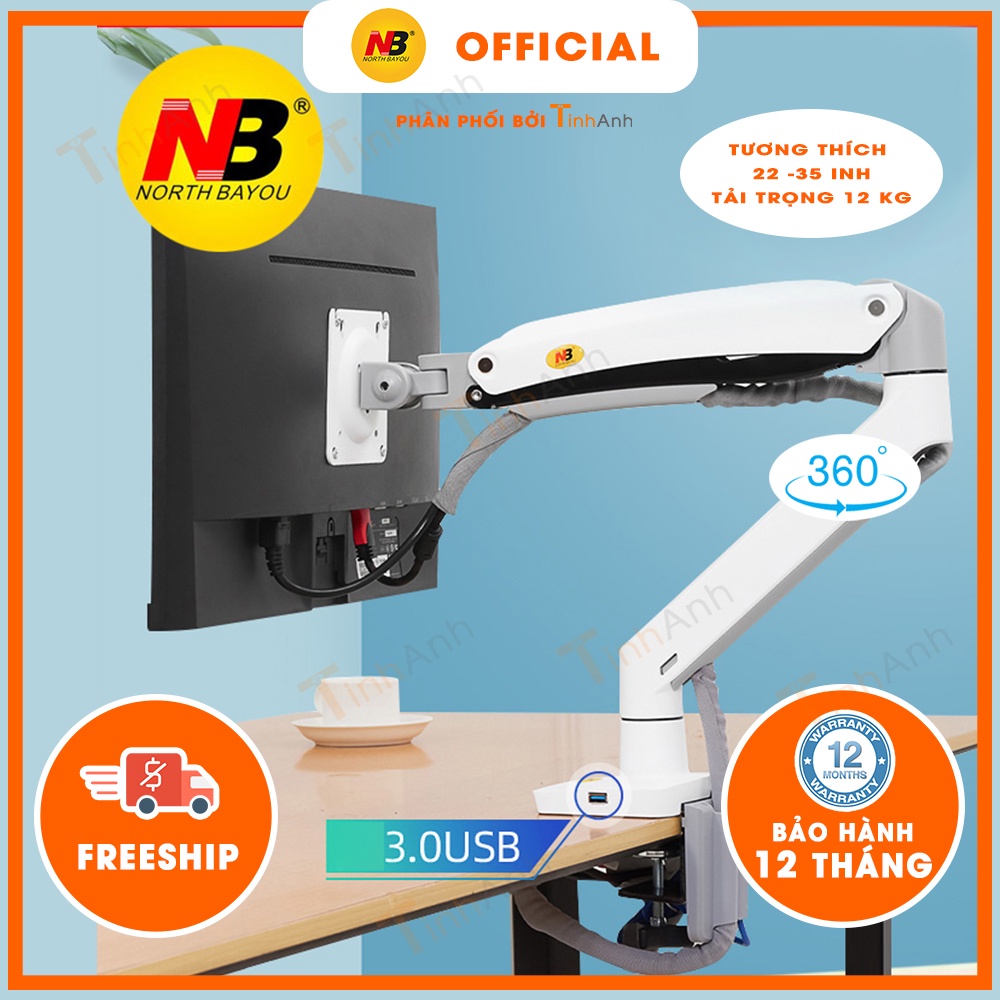 Giá treo màn hình máy tính NB - F100A ❤️FREESHIP❤️ (22 - 35 inch) | BigBuy360 - bigbuy360.vn