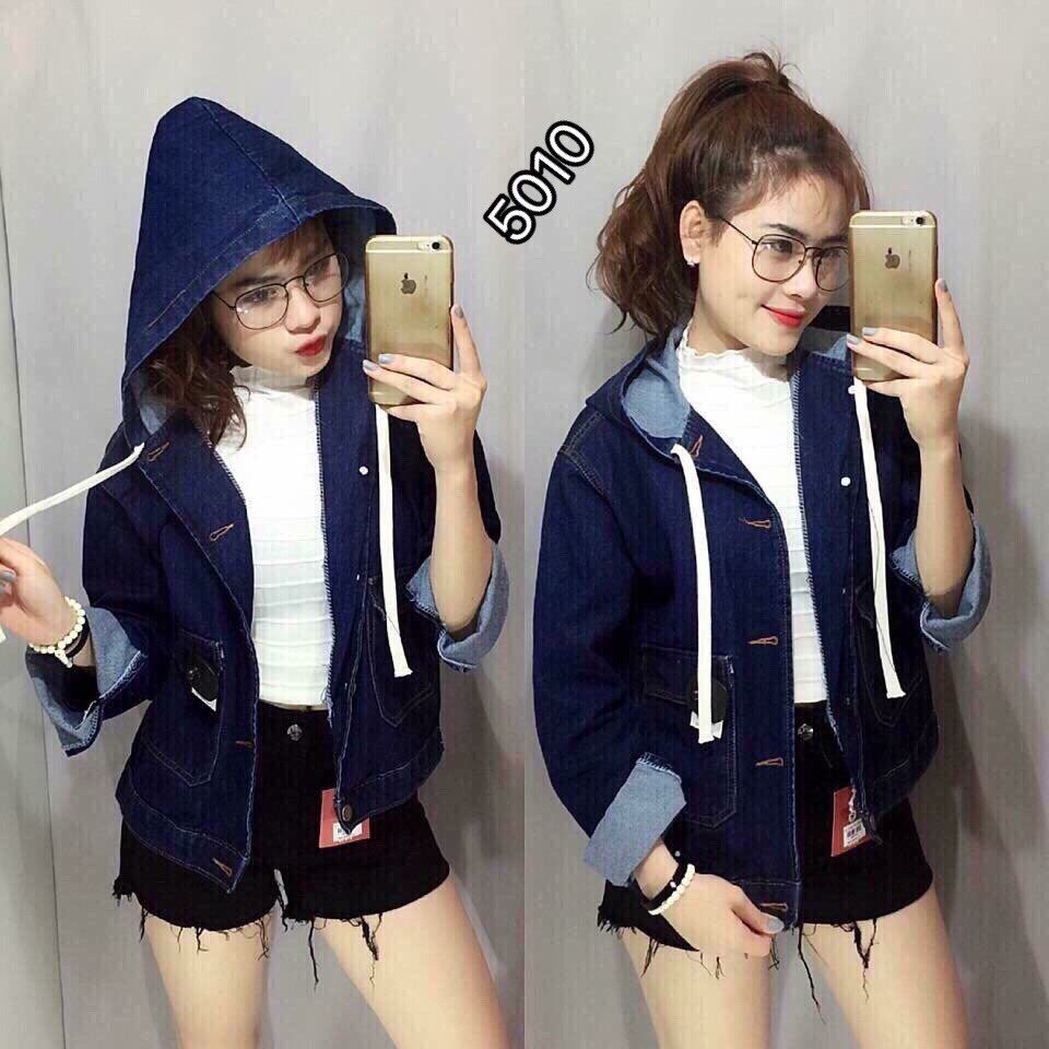 Áo Khoác Jean Nữ Cao Cấp OHS5009-10 | BigBuy360 - bigbuy360.vn