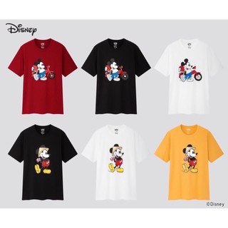 Áo phông mickey cầm hoa sen đội nón
