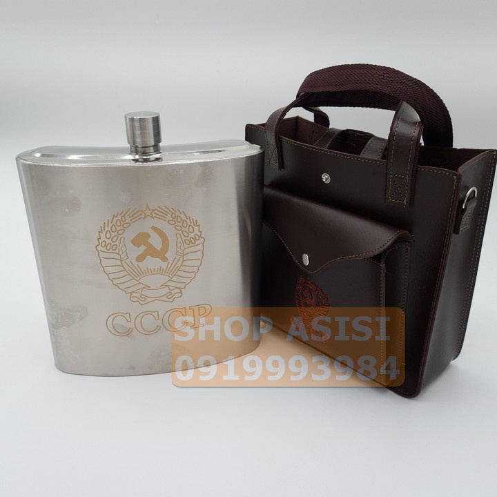 Bình inox 304 CCCP 108 oz dung tích 3.1 lít dày 0.8 mm bao gồm túi đựng shopaha247