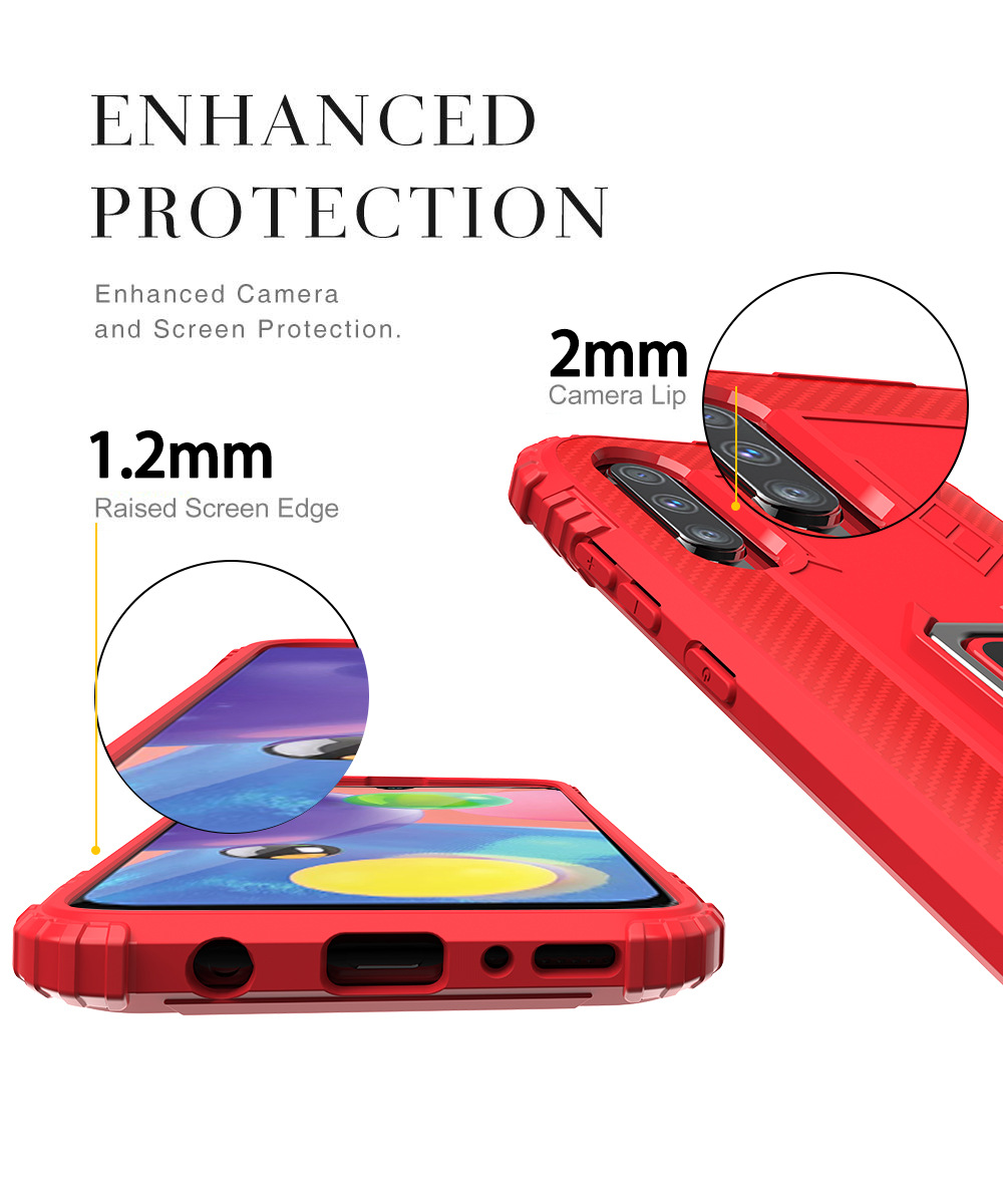 Ốp Lưng Chống Sốc Có Nhẫn Đỡ Điện Thoại 3c Cho Samsung Galaxy A70 | BigBuy360 - bigbuy360.vn