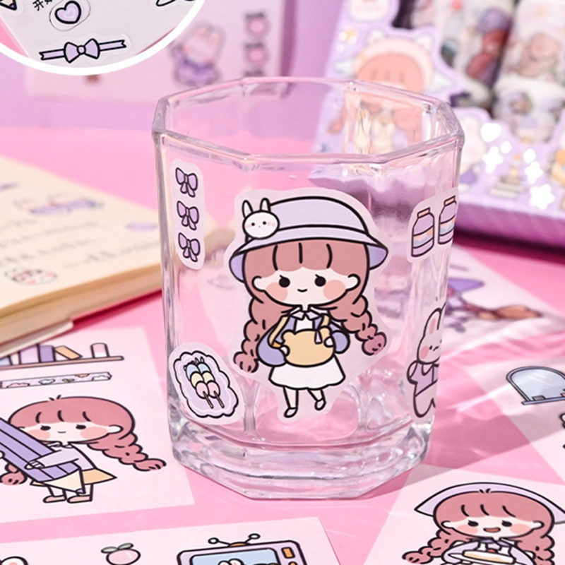 20 Miếng Dán Trang Trí Dễ Thương Cho Nhật Ký / Sổ Tay DIY