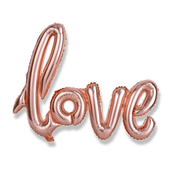 Bóng Nhôm Chữ Love Trang Trí Sinh Nhật, Phòng Cưới Đẹp