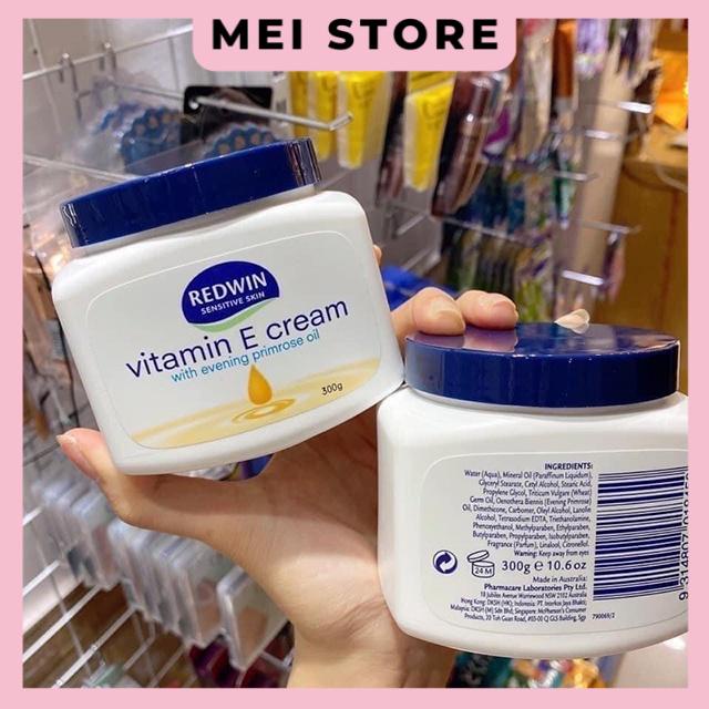 Kem Dưỡng Da Vitamin E Redwin Cream 300gr ÚC - Hàng Chính Hãng