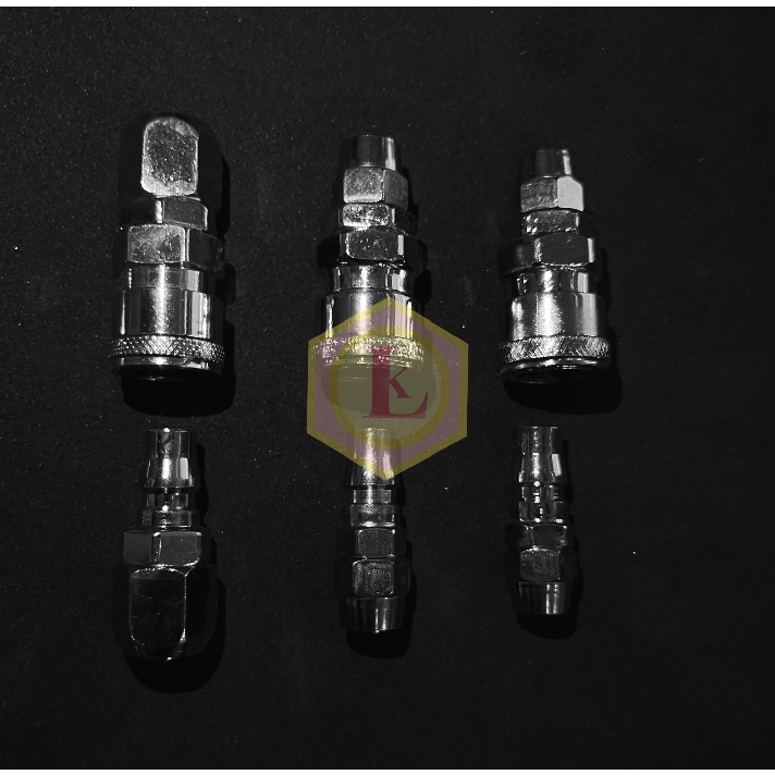 - Nhét thân ống - SP & PP- Khớp nối nhanh bi dẫn hơi, Khí nén áp lực cao