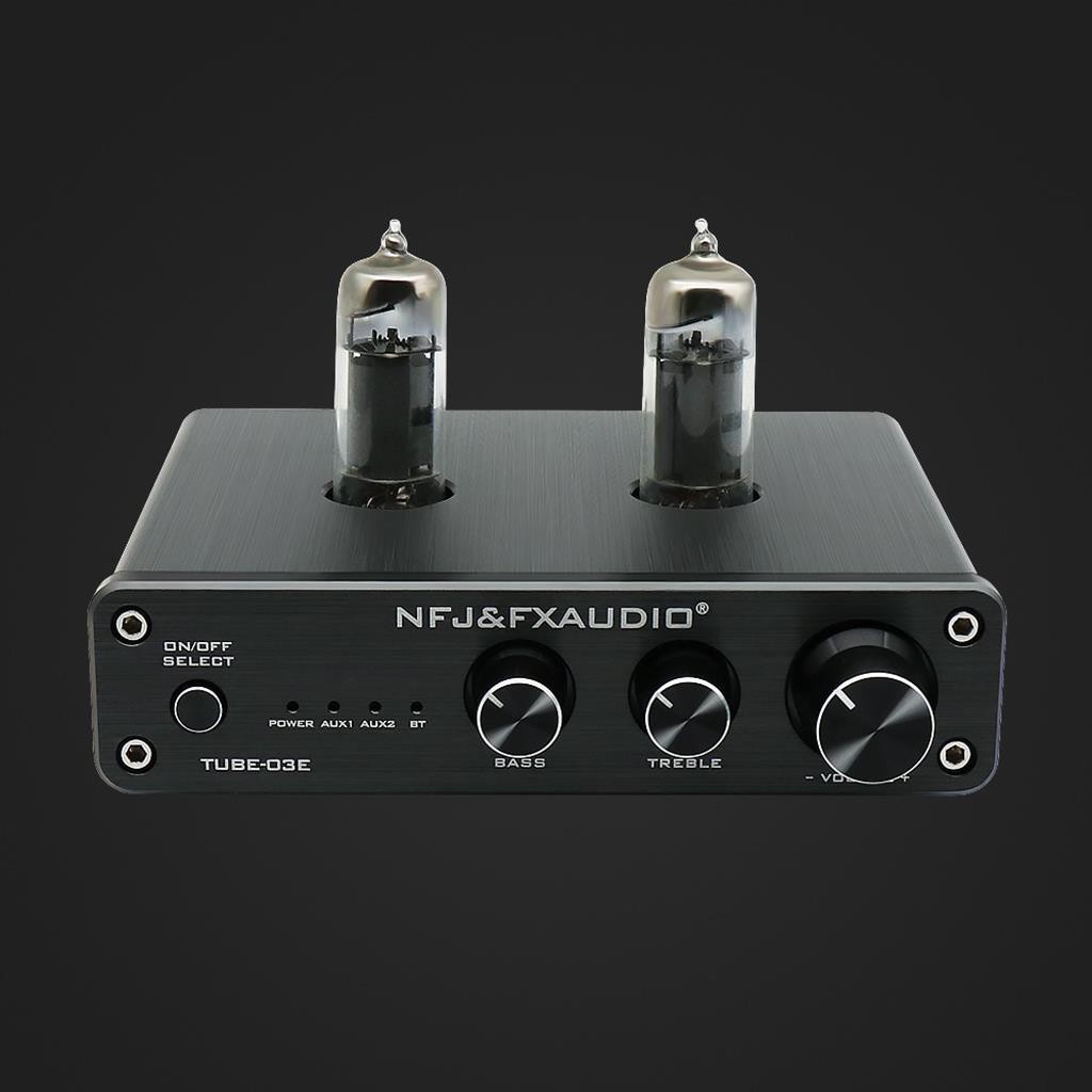 Âm Ly FX Audio TUBE06 chạy 2 Bóng 6N3 Preamplifier Đèn, Chỉnh BassTreble DC3909