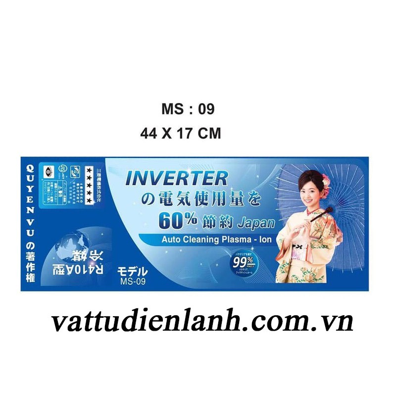 TEM DECAN DÁN Mặt lạnh Điều hòa - Máy lạnh Nội Địa (chọn đúng mẫu khi đặt hàng)