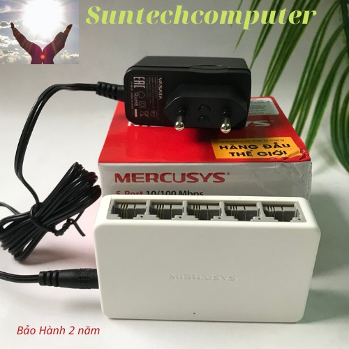 Bộ chia mạng Mercusys 5 Cổng, hàng chất lượng cao, bảo hành 2 năm đổi mới