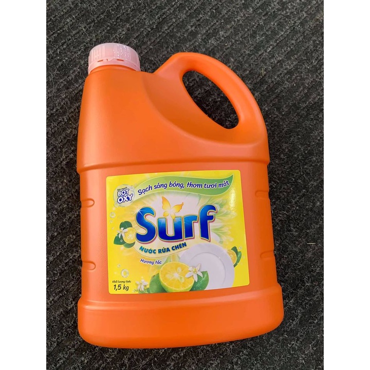 NƯỚC RỬA CHÉN BÁT SURF CAN 1.5KG