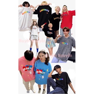 Áo Thun Uncover Dễ Thương Phối Đồ Siêu Đỉnh (KHÔNG kèm túi tote)