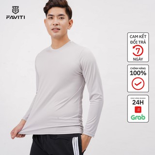 [Mã 1911FASHIONSALE giảm 12% đơn 99k] Áo Giữ Nhiệt Nam thể thao đẹp dài tay cao cấp FAVITI AT28