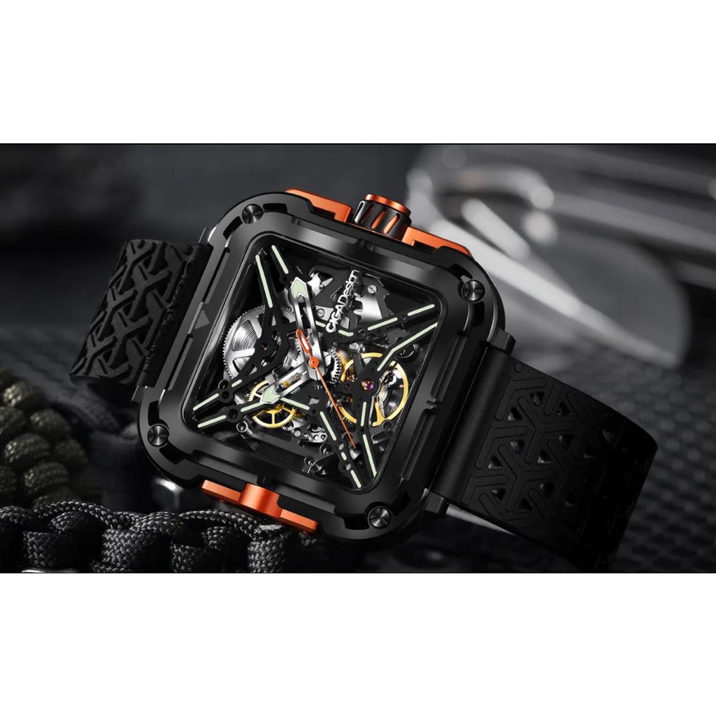 Đồng hồ Cơ Nam Xiaomi CIGA Design X Series - Black Orange -