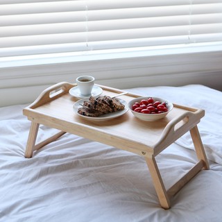 BÀN ĂN TRÊN GIƯỜNG CHÂN GẤP TIỆN LỌI HÀN QUỐC - BED TRAY - NỘI THẤT CHANG NAM