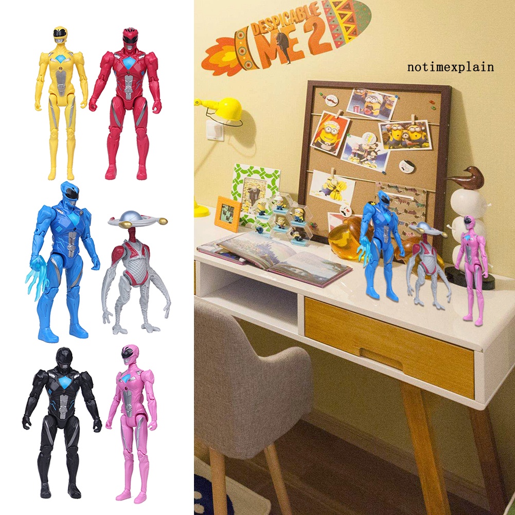 Set 6 mô hình nhân vật phim Power Rangers