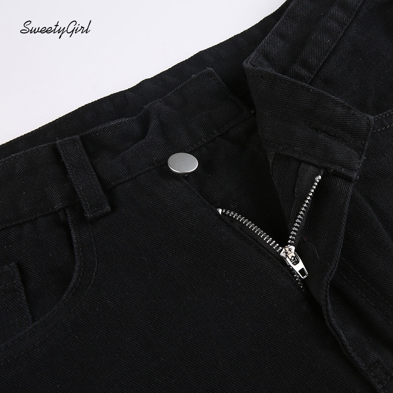 Quần Jean Ống Loe Lưng Thấp Màu Trơn Thời Trang Cho Nữ 2022