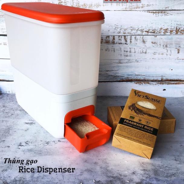 Tupperware - Thùng gạo Rice Dispenser 10kg