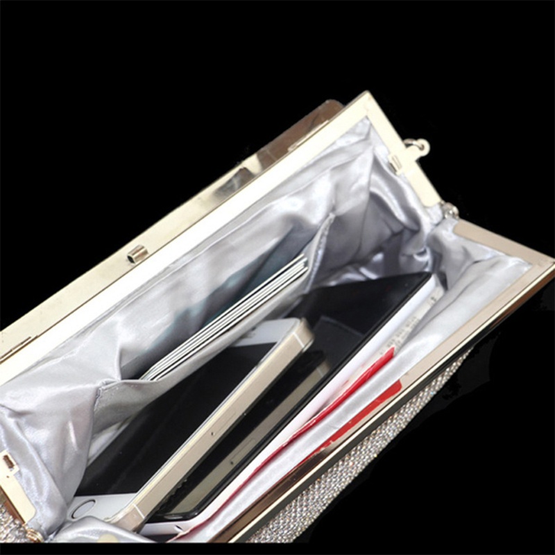 Ví Cầm Tay Dự Tiệc Đính Đá Lấp Lánh Sang Trọng