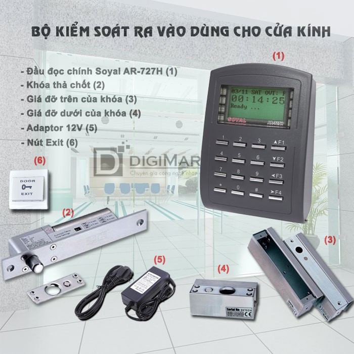 Đầu đọc kiểm soát ra vào Soyal AR-727H