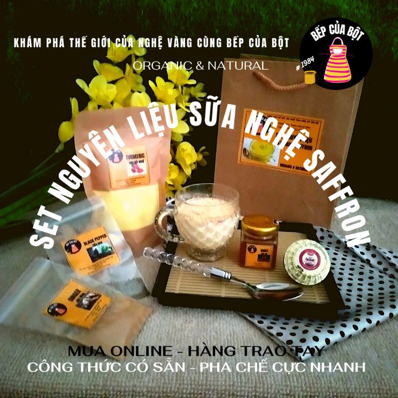 Set nguyên liệu Sữa Nghệ Saffron | BigBuy360 - bigbuy360.vn