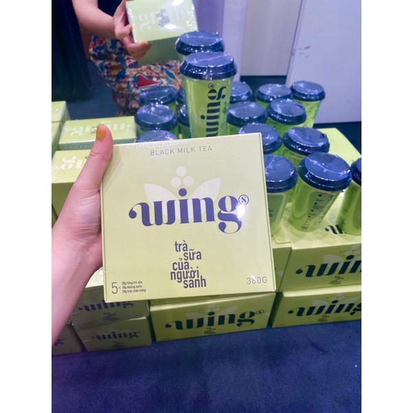 Trà sữa WING black tea hòa tan VIETNAM dạng gói tiện lợi 5set/1 hôp