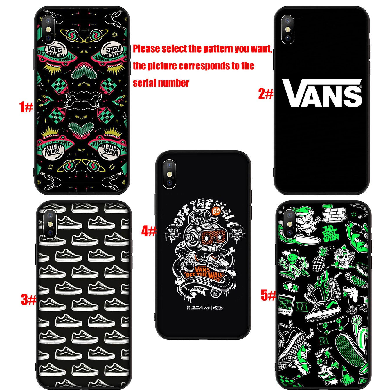 Soft Silicone iPhone 11 Pro XR X XS Max 7 8 6 6s Plus + Cover VANS Fashion cute Phone Case