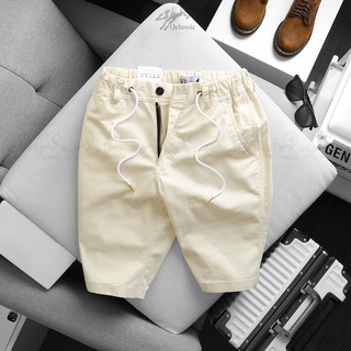 Quần short kaki nam lưng thun dây kéo có dây rút co giãn màu mới trẻ trung năng động, dễ phối đồ Q0004