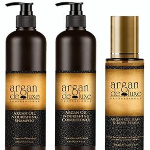 BỘ GỘI XẢ – TINH DẦU PHỤC HỒI TÓC HƯ TỔN ARGAN DELUXE 950ML+950ML+100ML