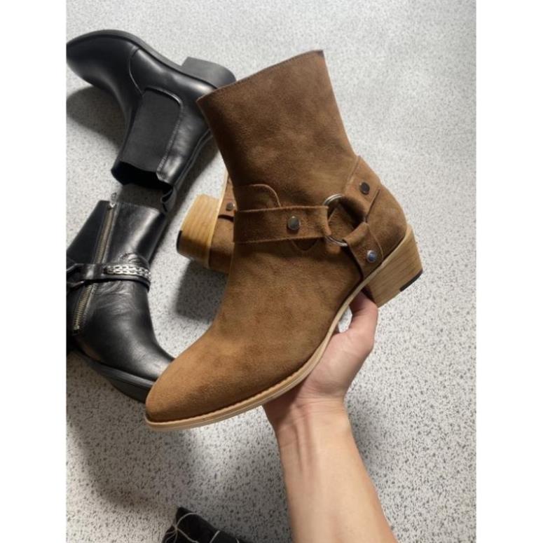 SALE. [Cao cấp] Harness Boots Tobacco, boots da lộn -sp1 | BigBuy360 - bigbuy360.vn