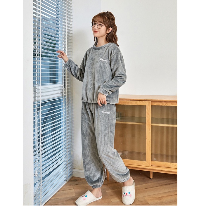 Quần nỉ bông lông cừu gân tăm Dstudio