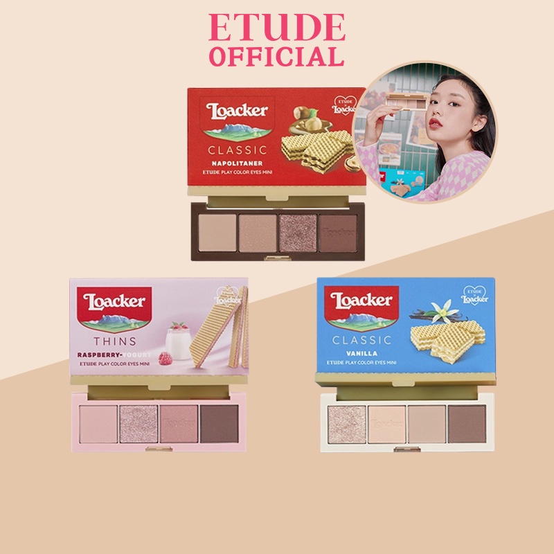 Bảng phấn mắt 4 màu cao cấp ETUDE 6g dòng Play Color Eyes Mini LOACKER