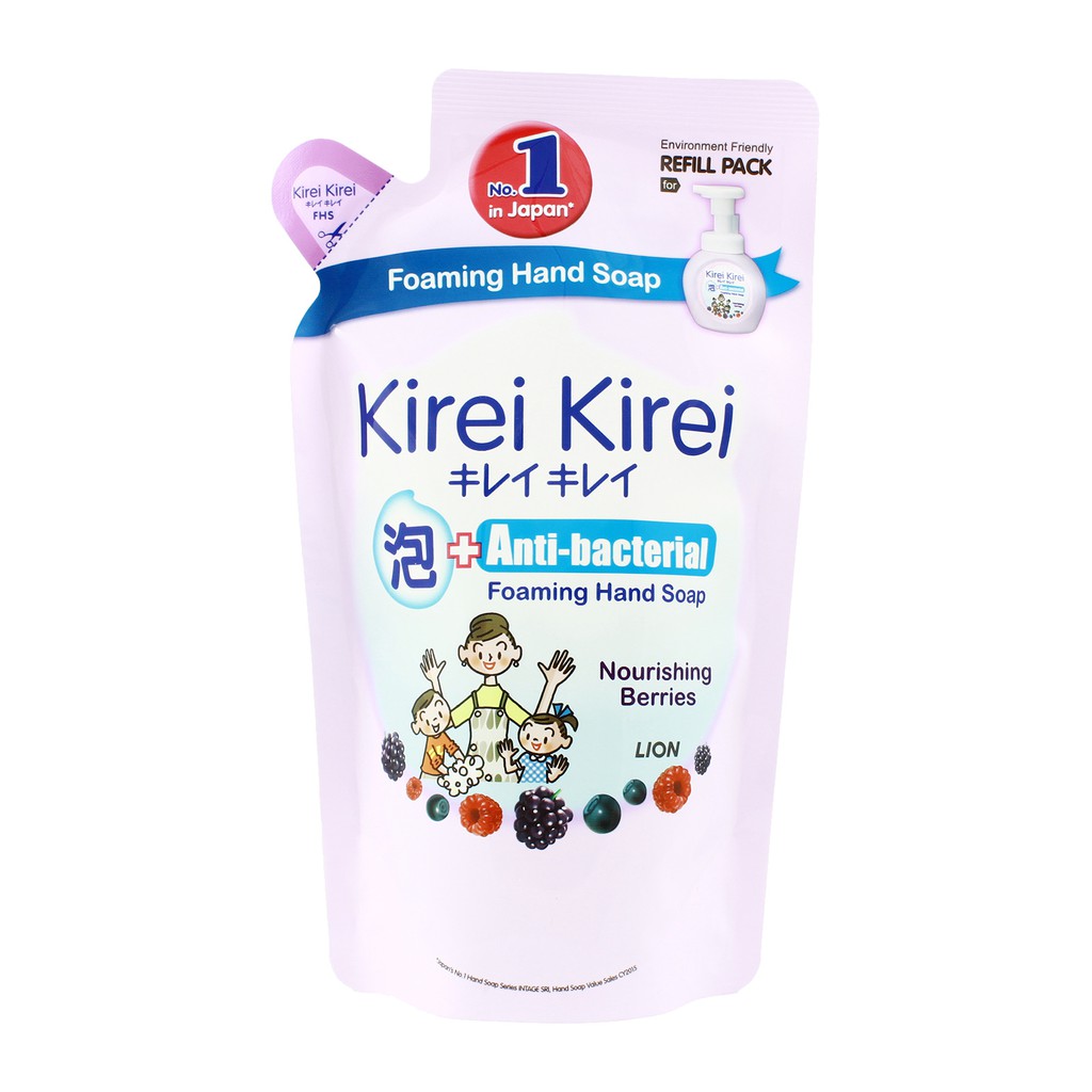 Bọt rửa tay Kirei Kirei hương dâu tằm 200ml