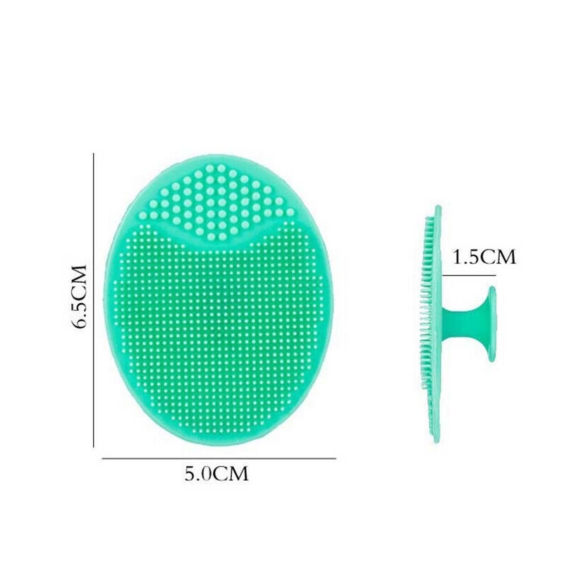 MIẾNG RỬA MẶT SILICON GAI MỀM CAO CẤP tẩy tế bào chết sạch mụn đầu đen Silicon Cleansing