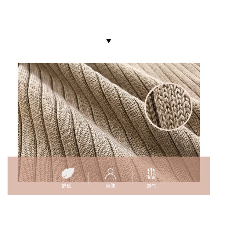 DUNEA Váy dệt kim dáng dài thiết kế xẻ tà hở lưng phong cách gợi cảm cho nữ