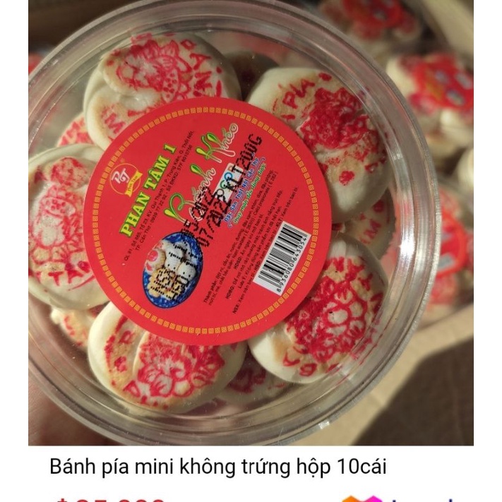 Bánh pía mini Phan Tâm hộp 10 cái