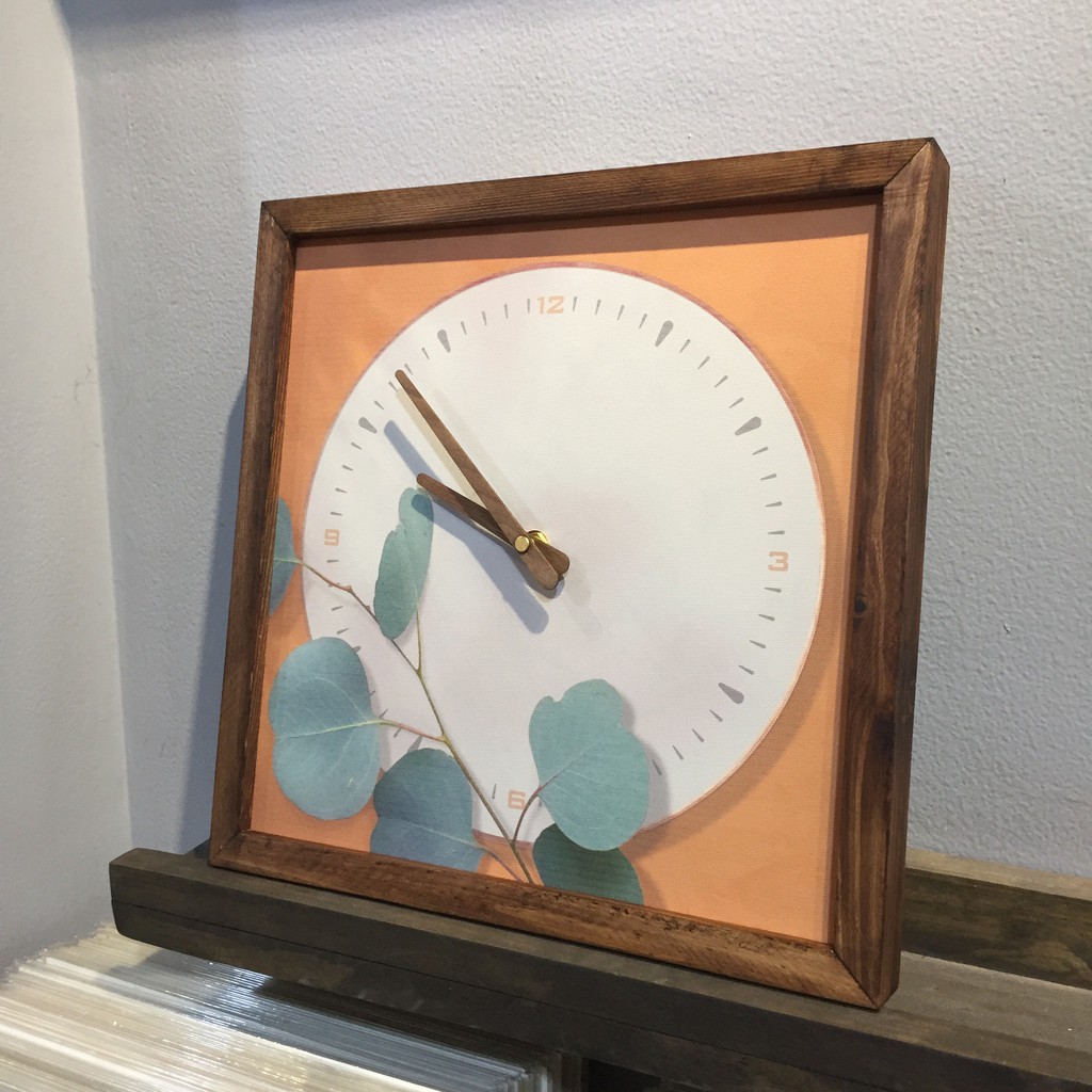 Đồng hồ treo tường gỗ |Tranh đồng hồ trang trí tường | Artclock Soyn C41